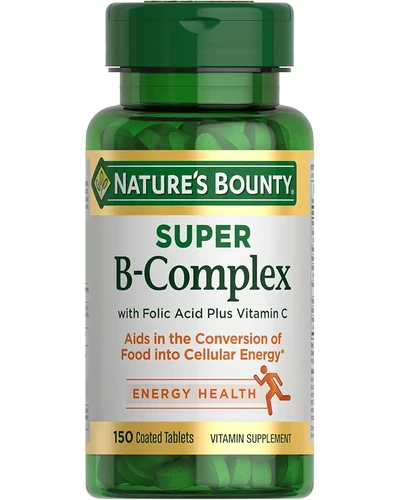 Nature's Bounty Super B-Complex B Витамины с Витамином C 150 табл.