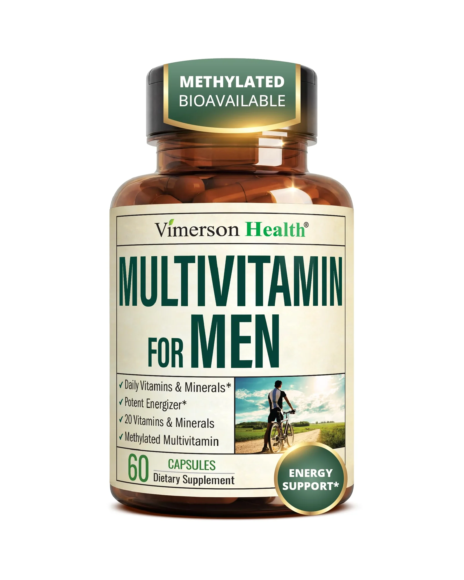 Vimerson Health Multivitamin for Men 60 Capsules — 1
