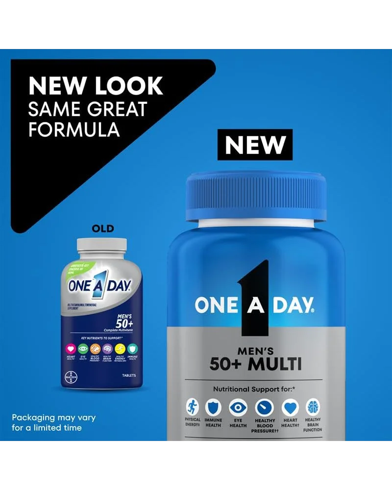 One A Day Men's 50+ Healthy Advantage мультивитамины для мужчин — 2
