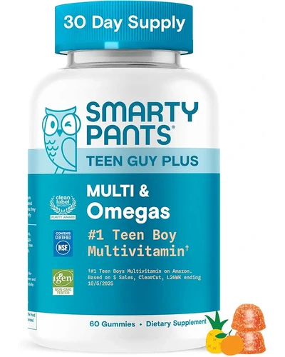 SmartyPants мультивитамины для мальчиков-подростков с Омега-3