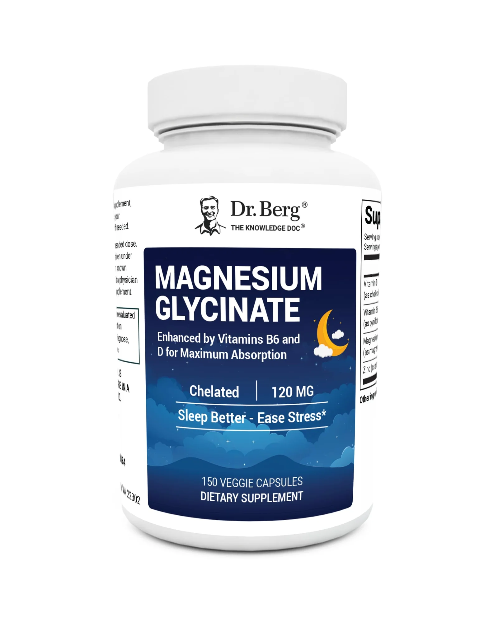 Dr. Berg Magnesium Glycinate 150 капсул — 1