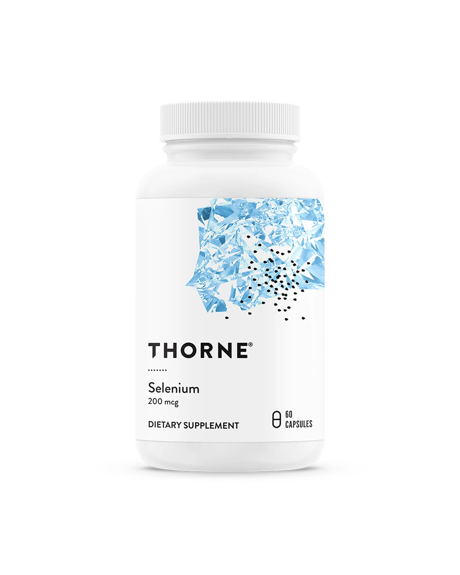 THORNE Селен 200 мкг для поддержки щитовидной железы и иммунитета, 60 капсул — 1