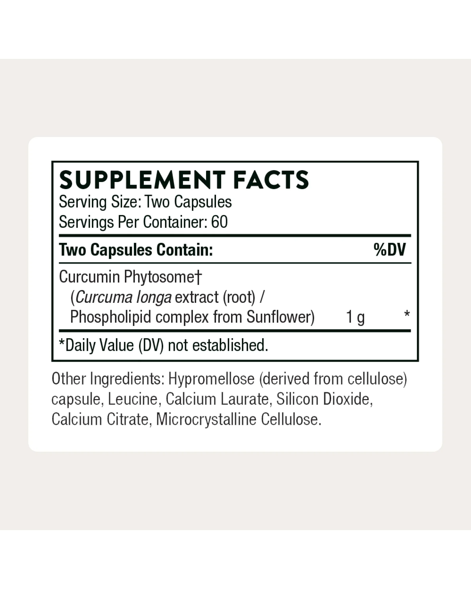 Thorne Curcumin Phytosome Meriva БАД — 2