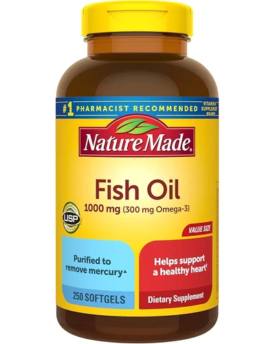 Nature Made Fish Oil Omega 3 добавка