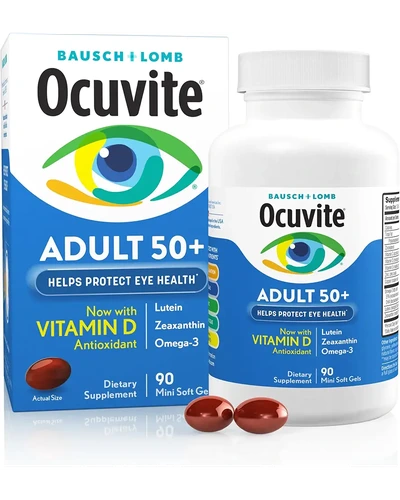 Ocuvite 50+ Eye Vitamin & Mineral Supplement 90 капсул