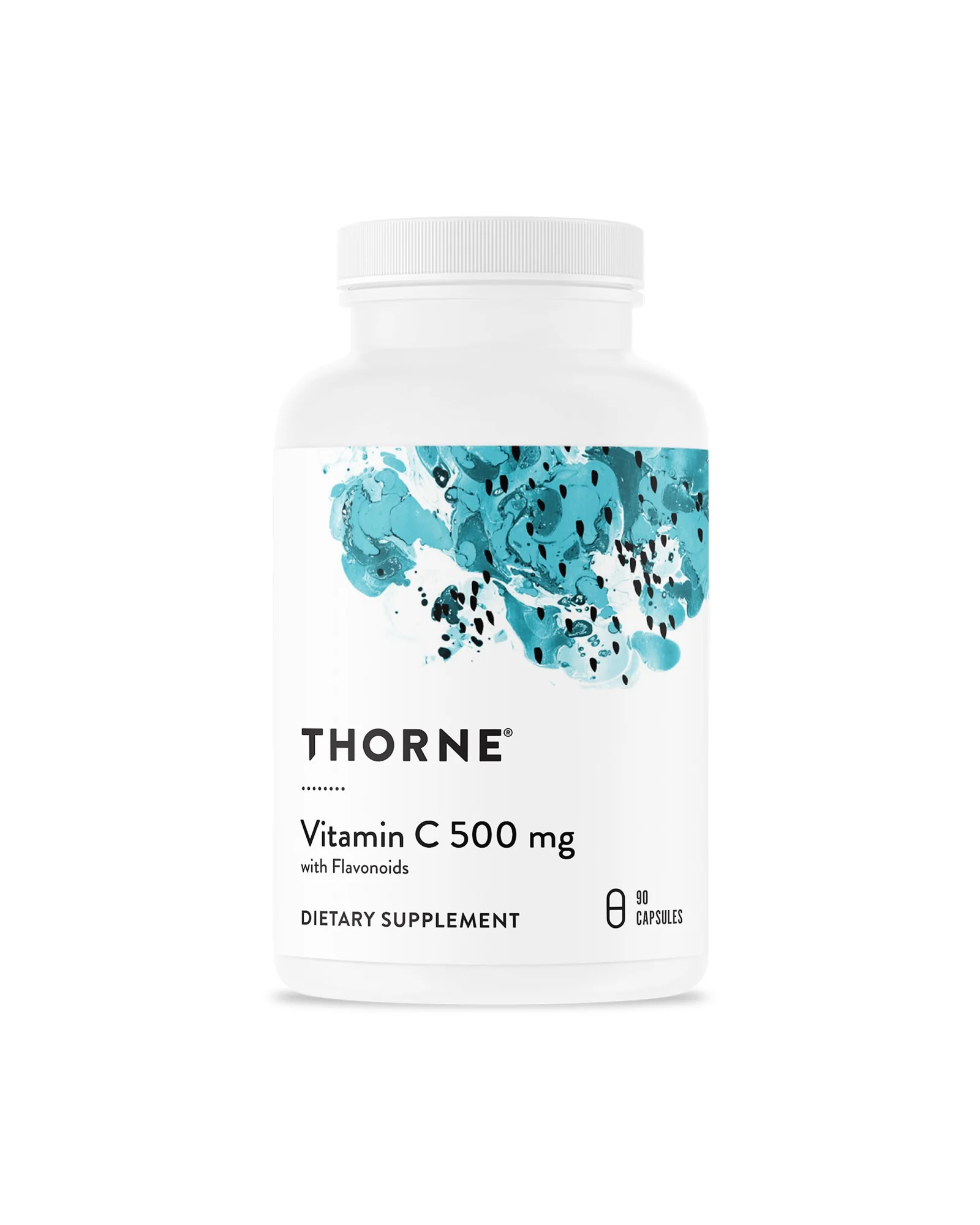 THORNE Витамин C 500 мг — белый