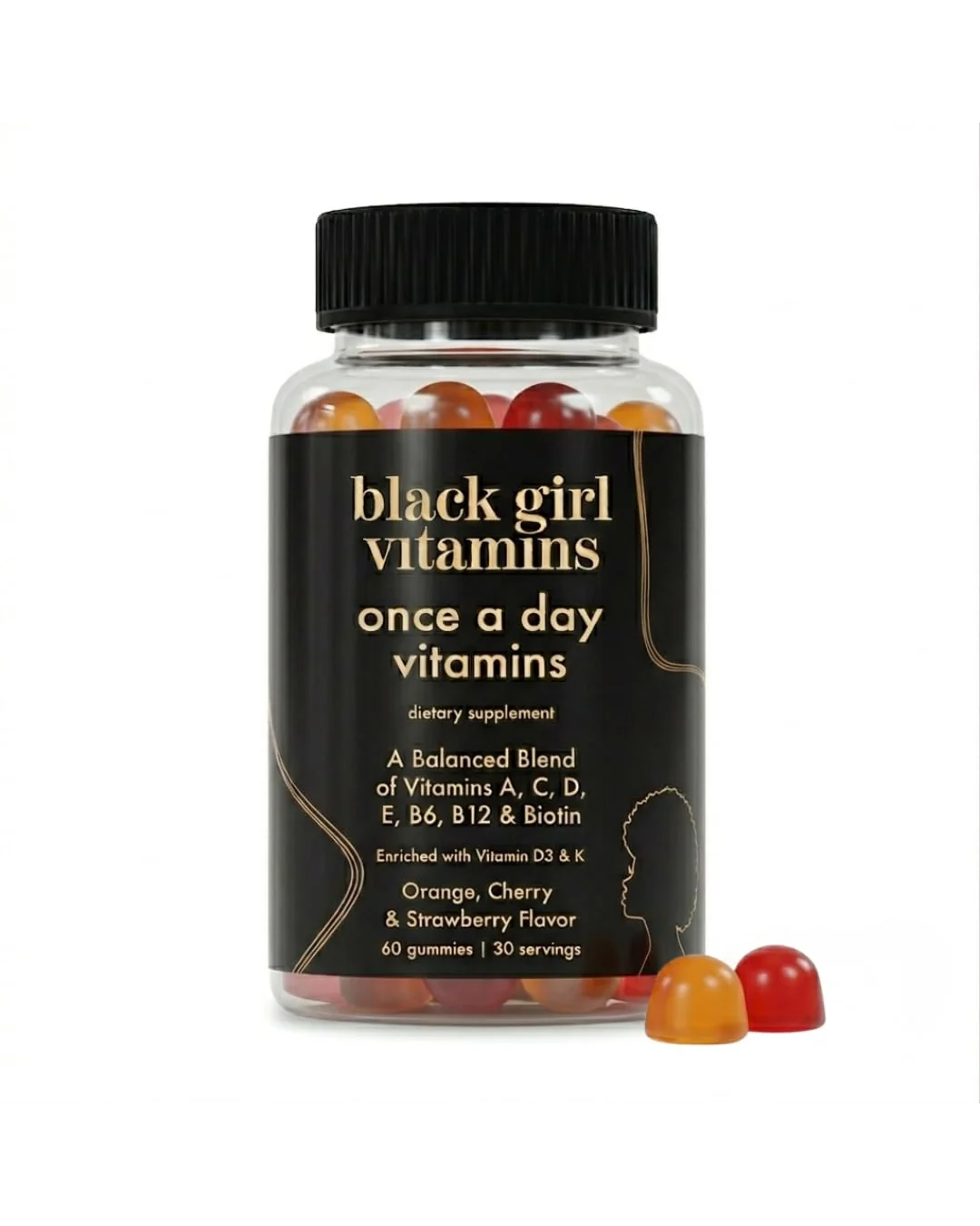 Black Girl Vitamins мультивитамины женские жевательные — 1
