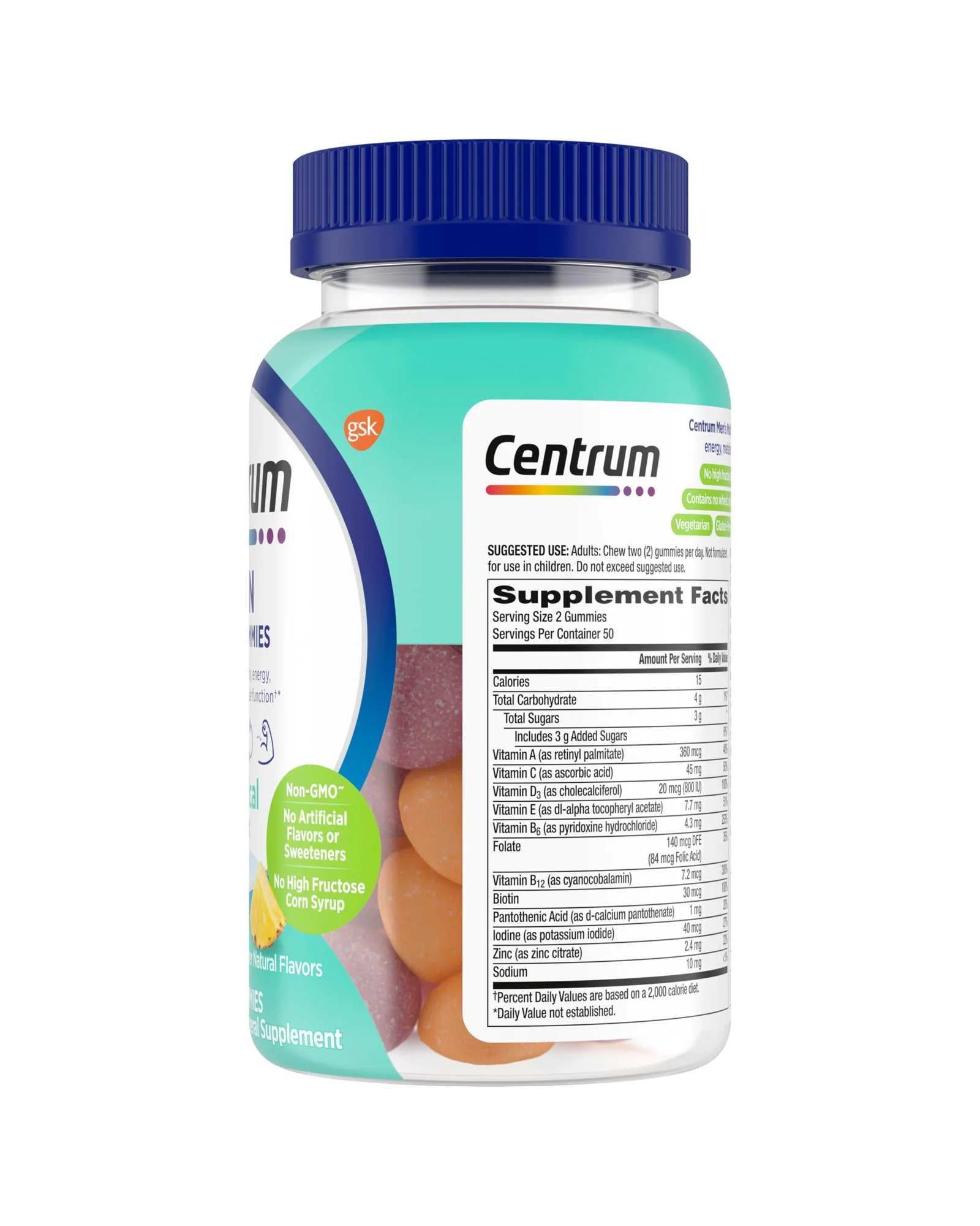 Centrum мультивитамины для мужчин 100 таблеток — 16