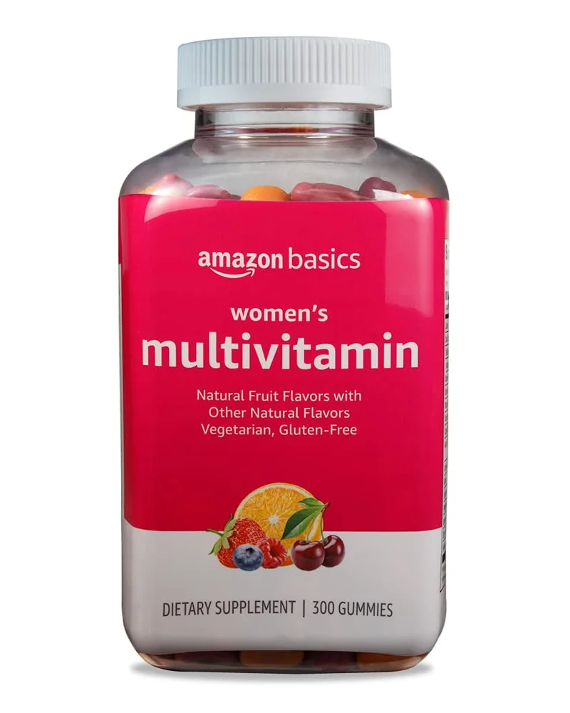 Amazon Basics Мультивитамины для женщин, ягода, 300 гумми — 1
