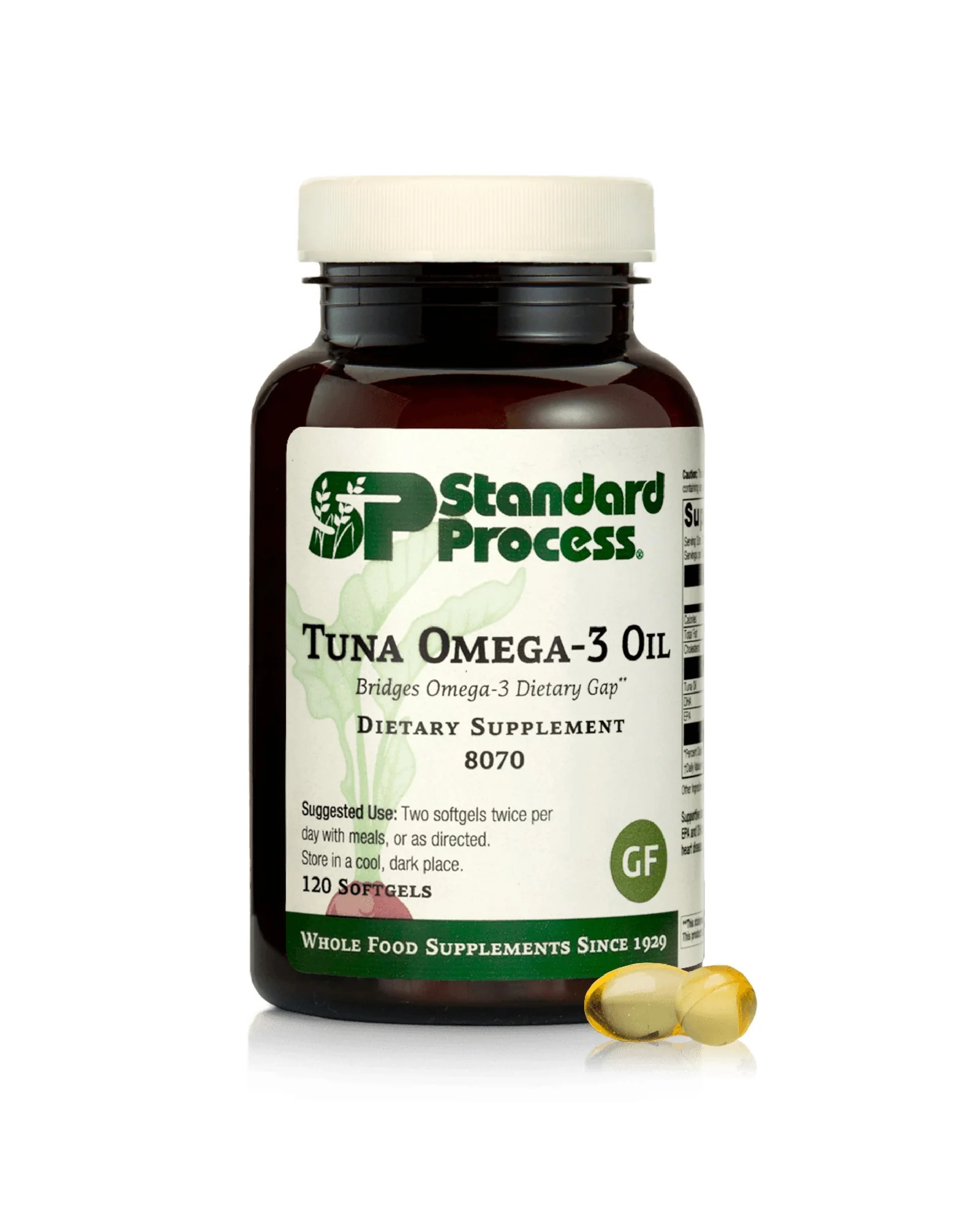 Standard Process Tuna Omega-3 Oil масло печени трески, 120 мягких капсул — 1