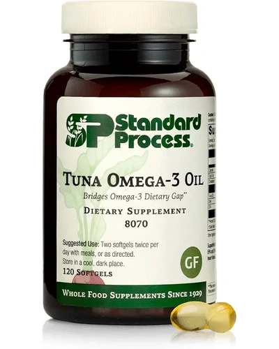 Standard Process Tuna Omega-3 Oil масло печени трески, 120 мягких капсул