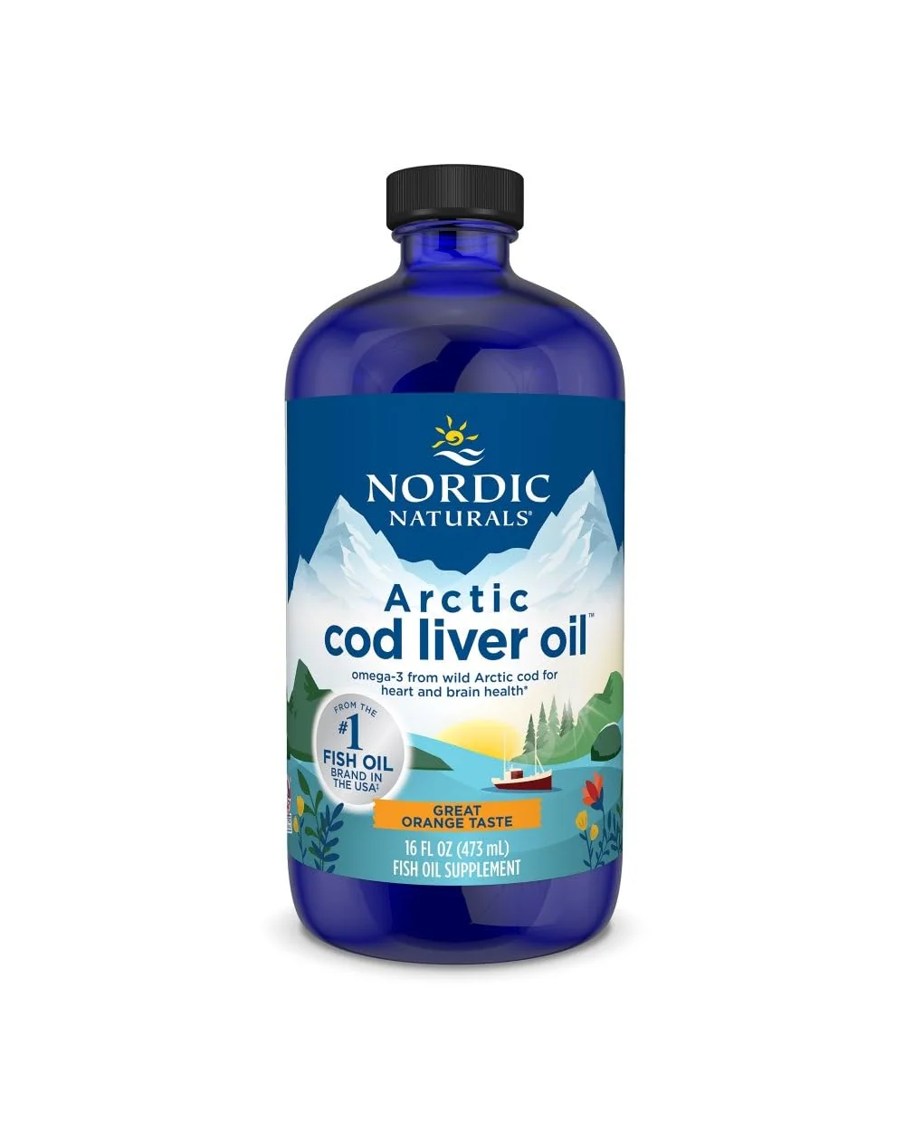 Рыбий жир Nordic Naturals Arctic Cod Liver Oil Orange 1060mg — мульти