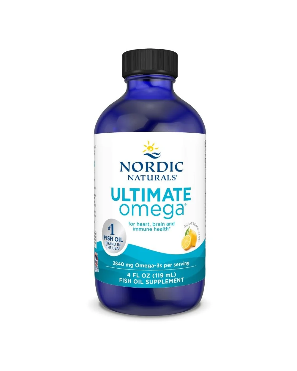 Омега-3 рыбий жир Nordic Naturals Ultimate Omega Lemon 2840mg — 1