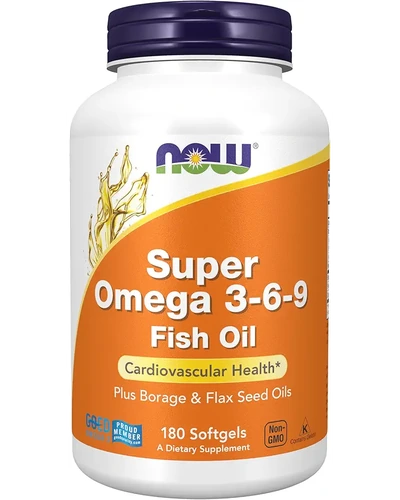 NOW Foods Super Omega 3-6-9 1200 мг (180 капсул)