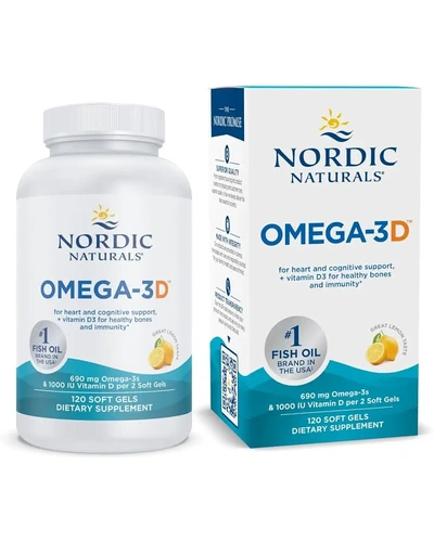 Омега-3D Nordic Naturals 690mg + Витамин D3