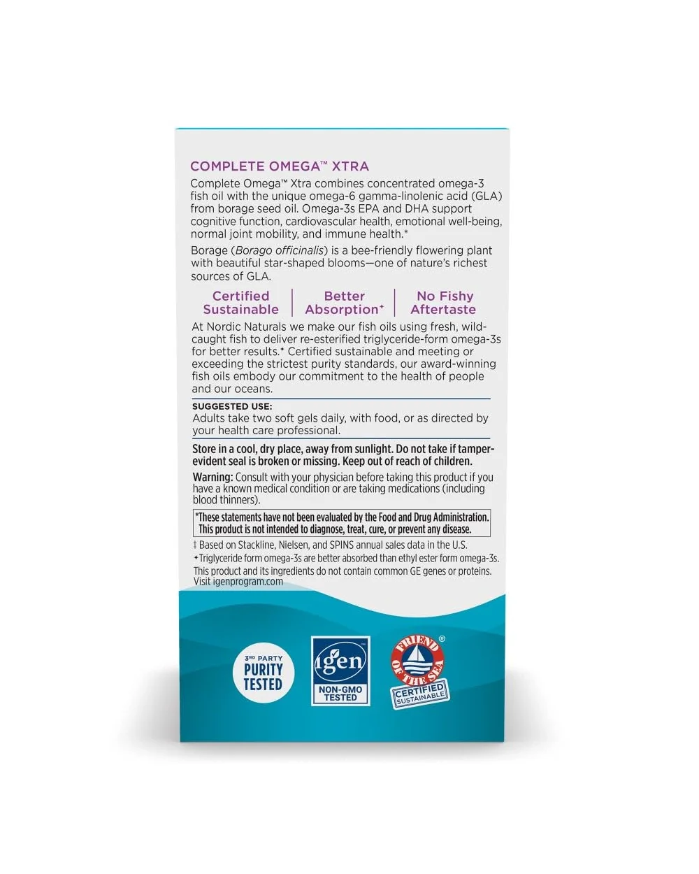 Nordic Naturals Complete Omega Xtra с лимоном, 60 мягких капсул — 7