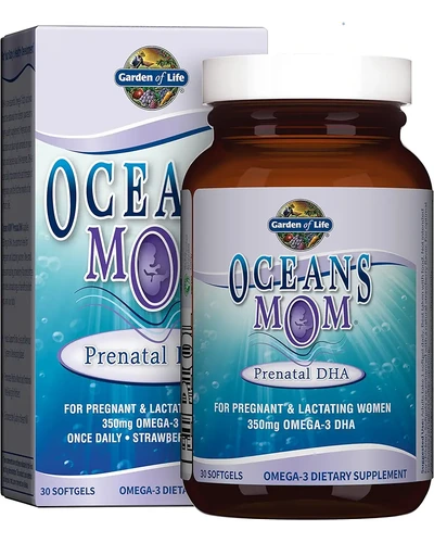 Garden of Life Oceans Mom Prenatal Fish Oil DHA Омега-3