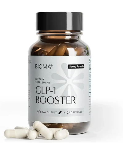 BIOMA GLP-1 бустер, пробиотики для контроля аппетита, 60 капсул