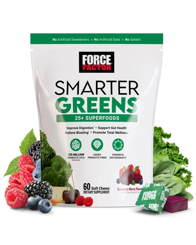 Force Factor Smarter Greens пробиотики ягода