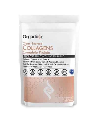 Organixx Clean Sourced Collagen Peptides Powder