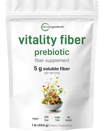 Micro Ingredients Vitality Fiber Powder - пребиотик, 453 г