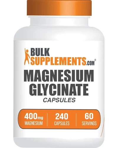 BulkSupplements магний глицинат капсулы 400 мг, 240 шт
