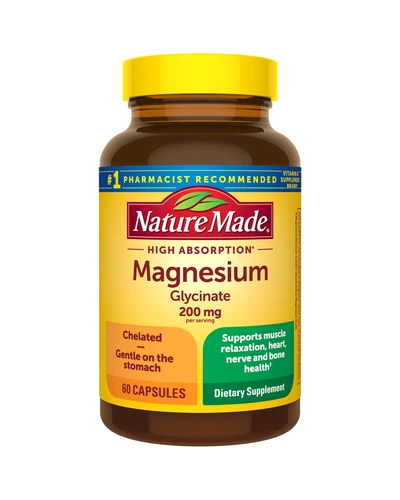 Nature Made Magnesium Glycinate — магний глицинат 200 мг
