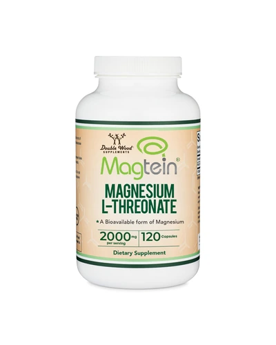 Double Wood Магний L-треонат Magtein 2000 мг, 120 капсул