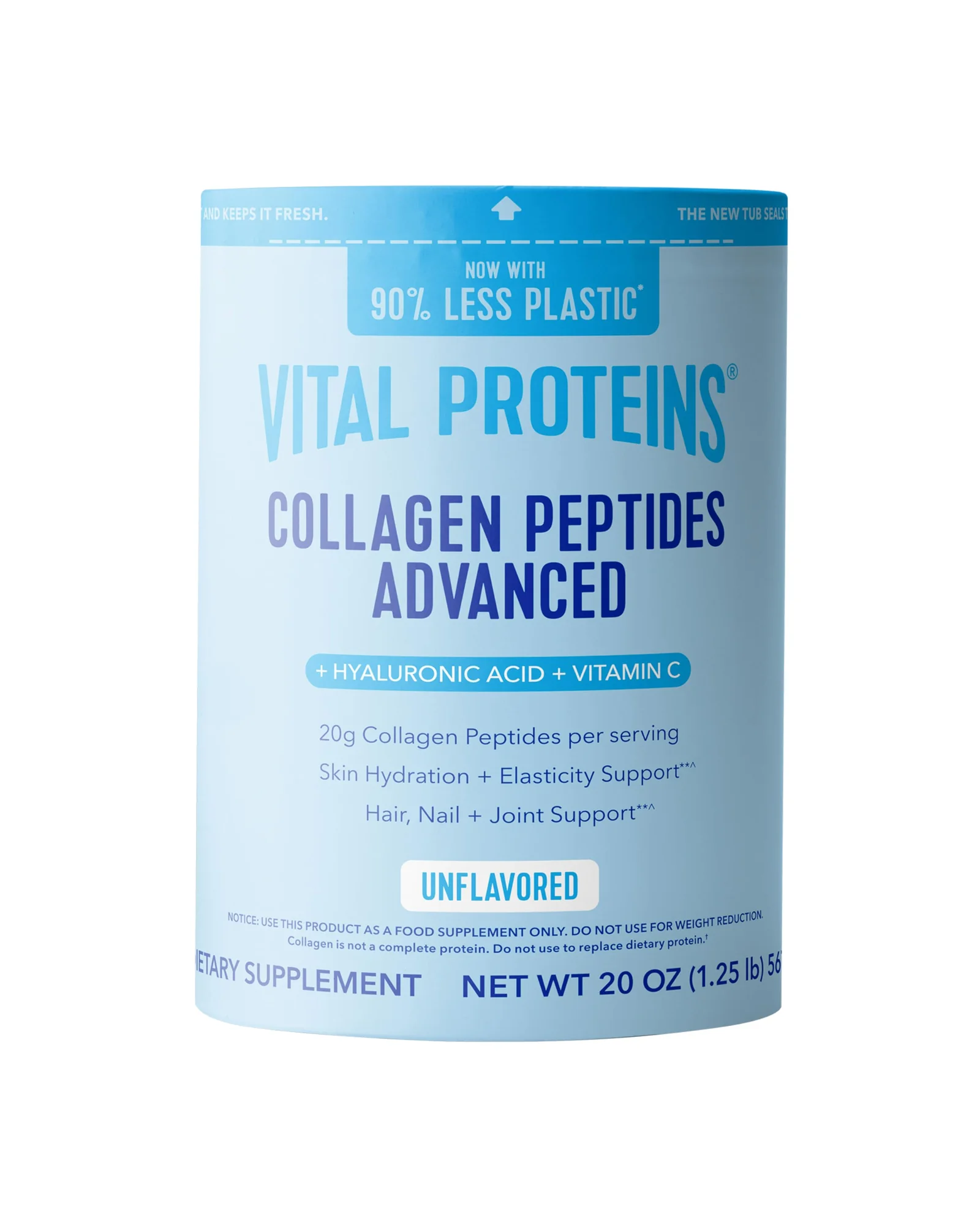 Vital Proteins Коллагеновый порошок Advanced с гиалуроновой кислотой и витамином C — 1