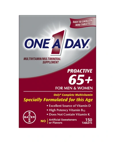 One A Day Proactive 65+, мультивитамины для взрослых, 150 таблеток