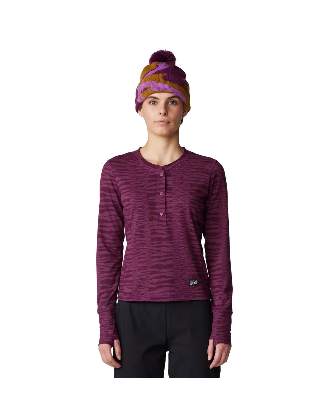 Mountain Hardwear Chillaction Crew — фиолетовый
