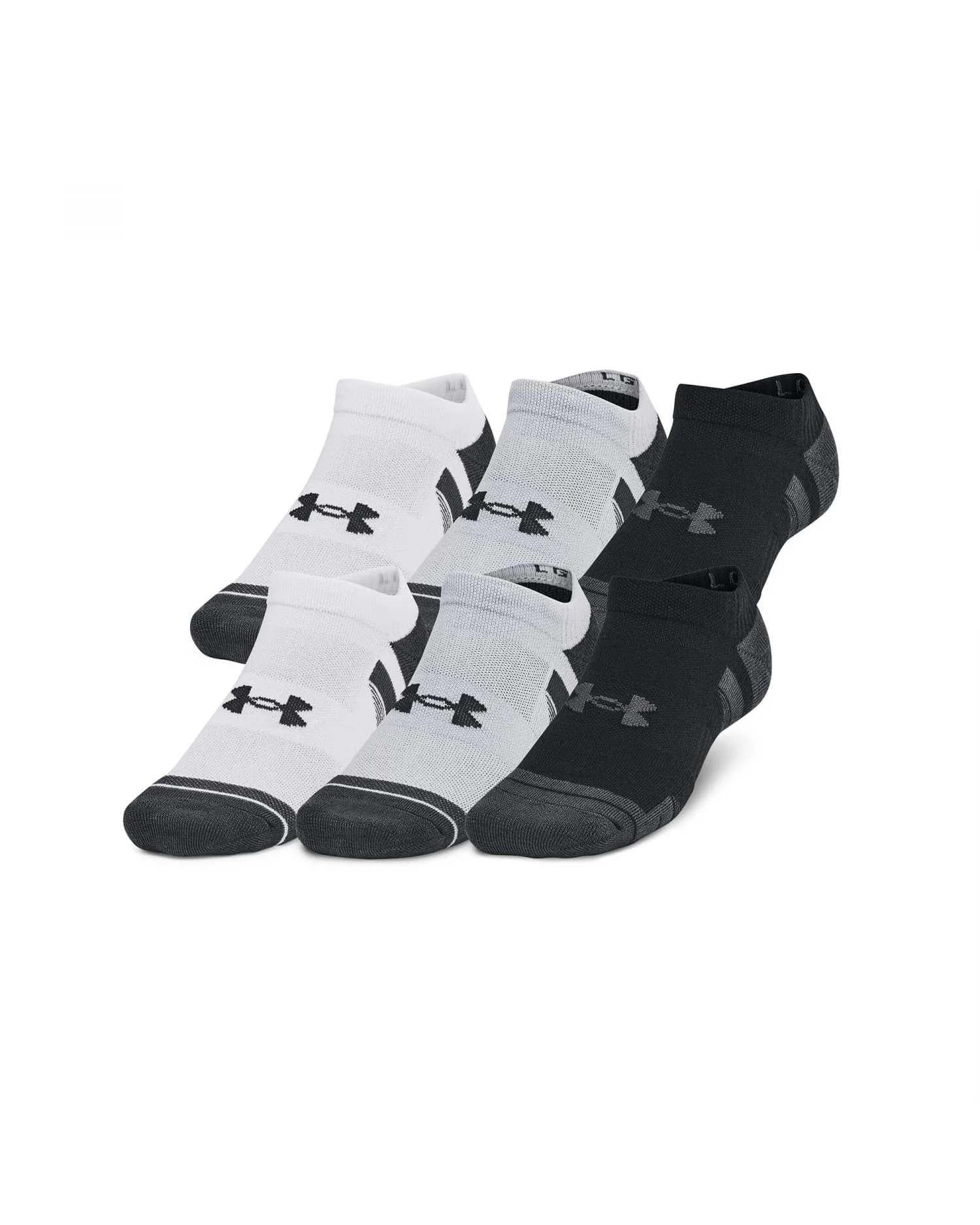 Under Armour Training Cotton Socks 6 Pack — серый