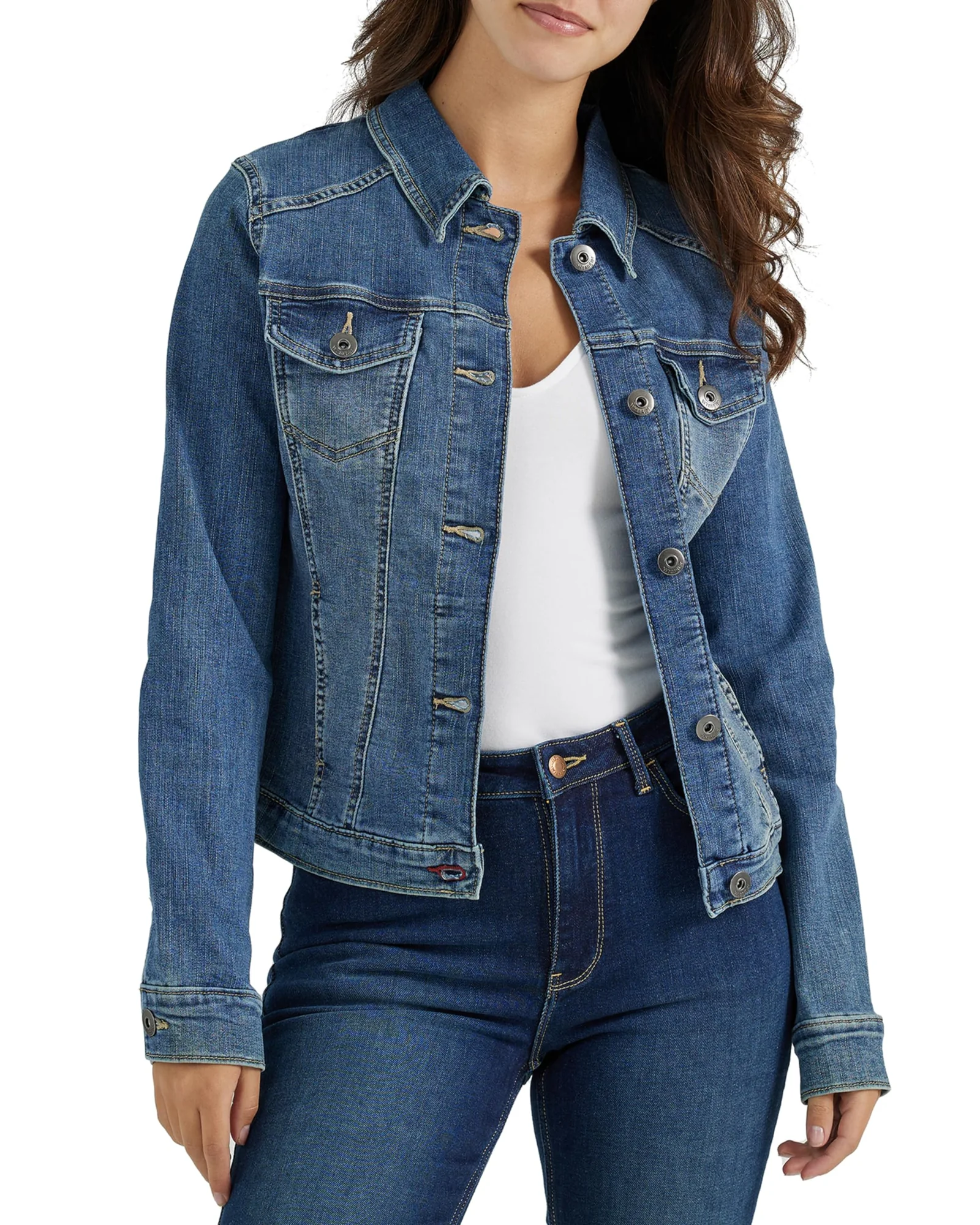 Wrangler Authentics Куртка джинсовая женская — синий