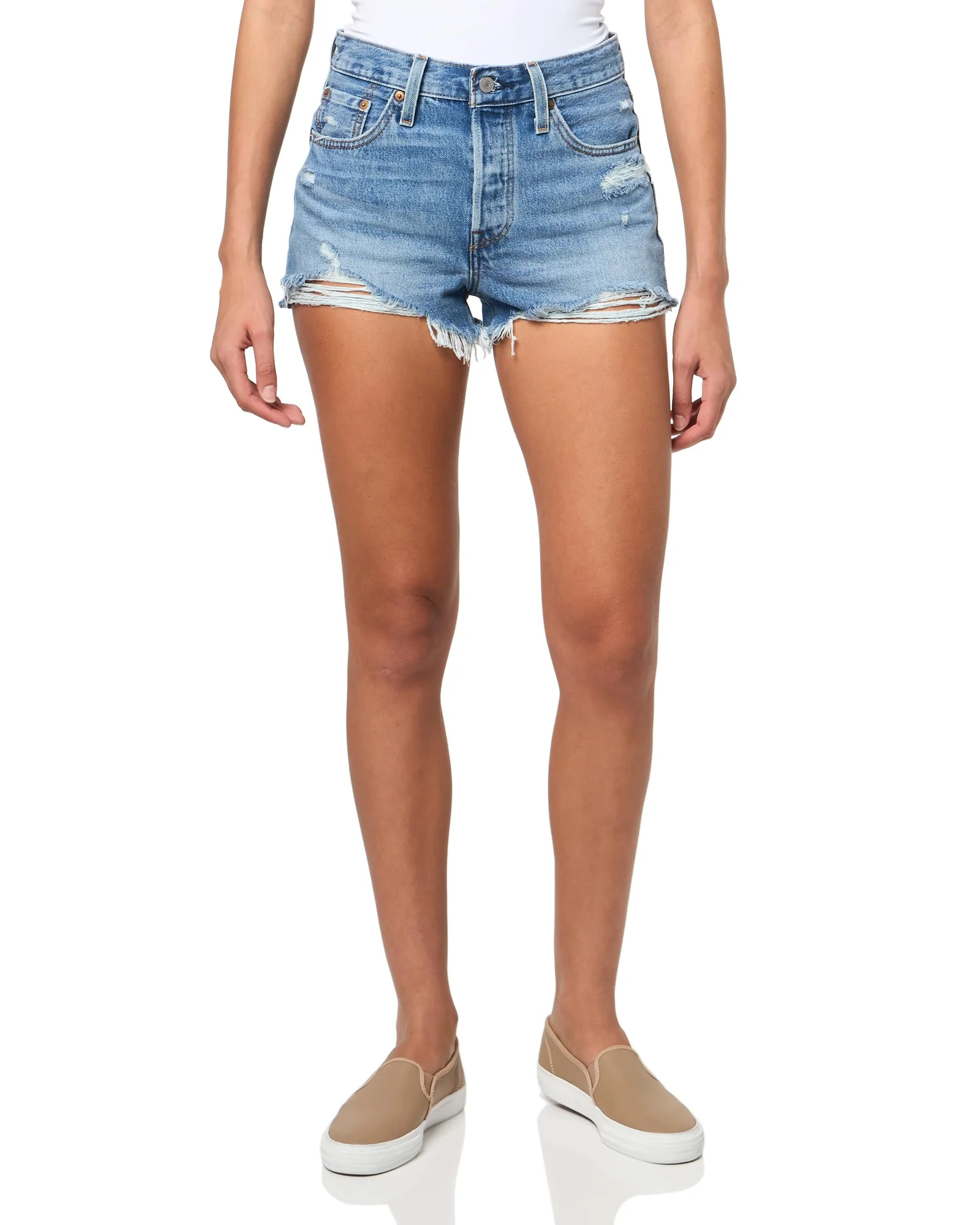 Levi's Women's 501 Original Shorts — синий