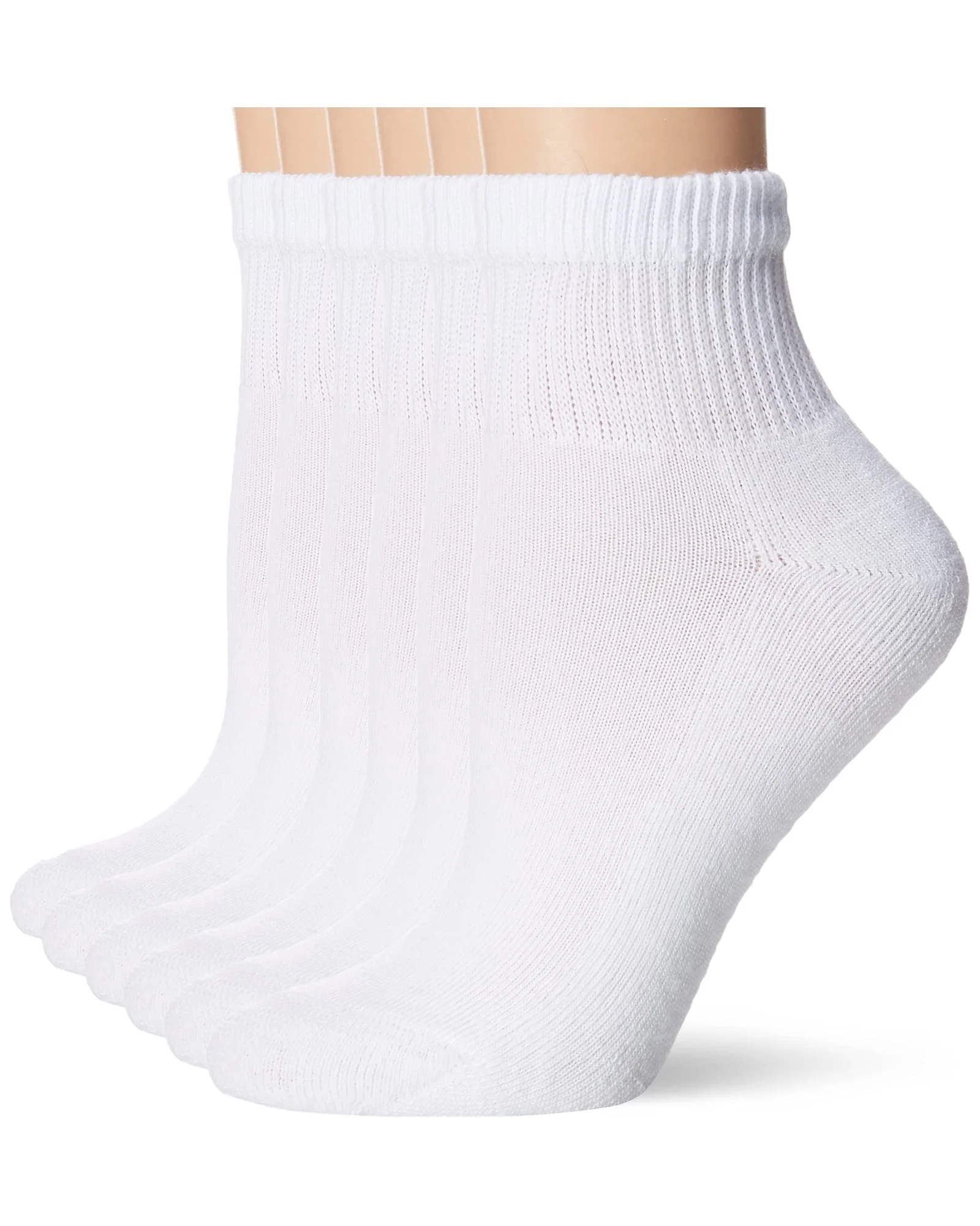 Hanes Women's Ankle Socks Comfort Toe Seamed — 1