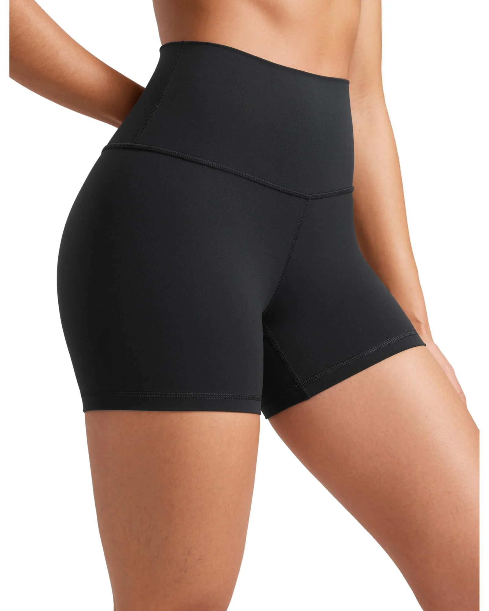 CRZ YOGA Butterluxe спортивные шорты высокой посадки — черный