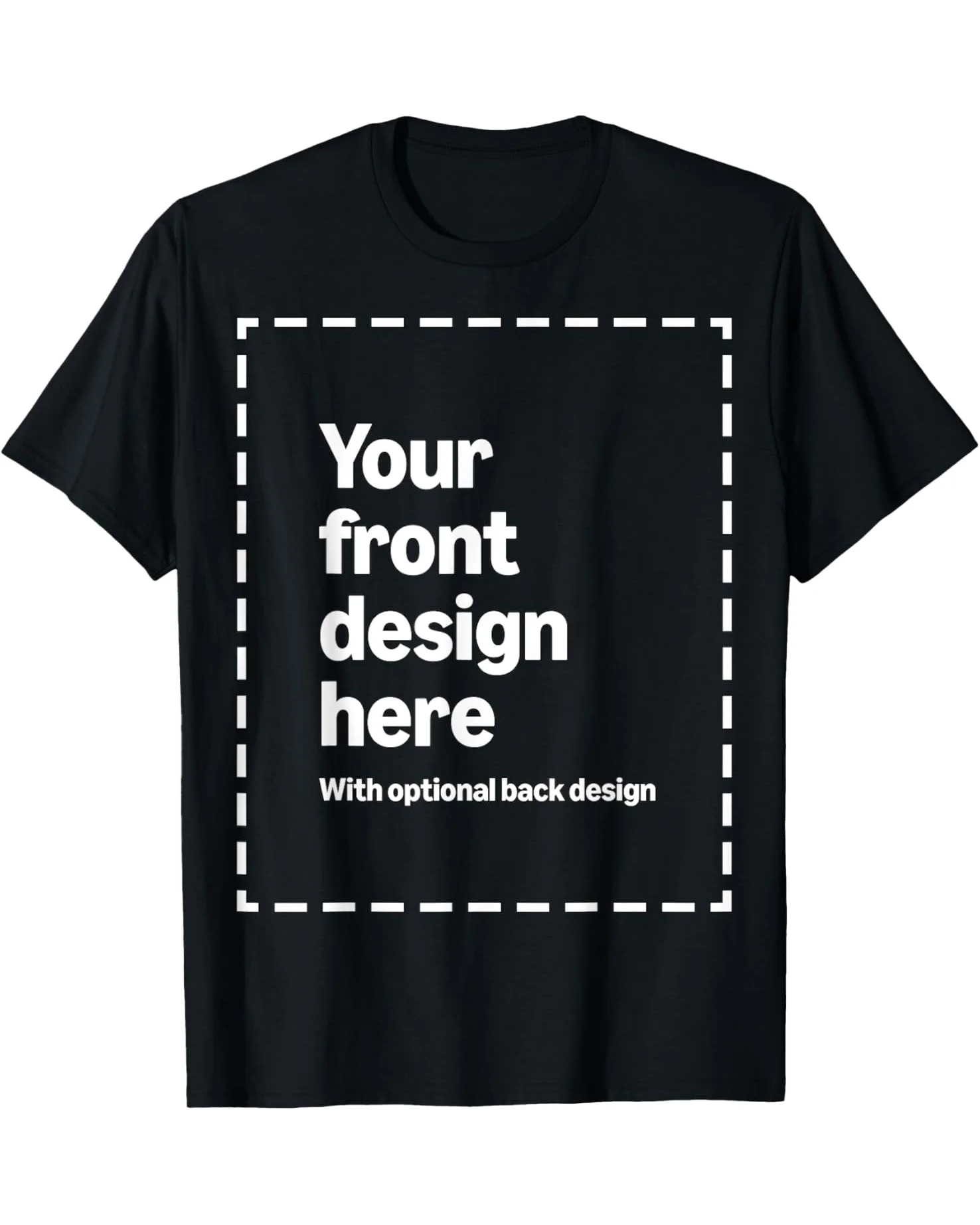 Custom Front Back Print футболка женская персональная — 1