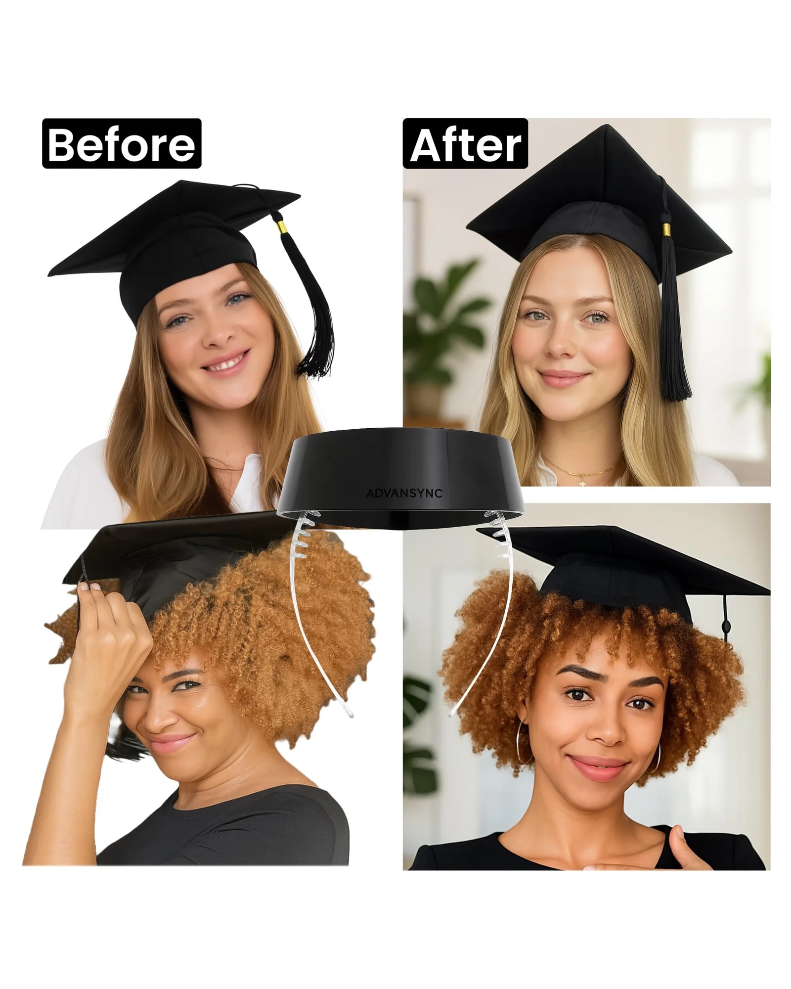 ADVANSYNC GradCapBand Повязка для выпускной шапки — 3