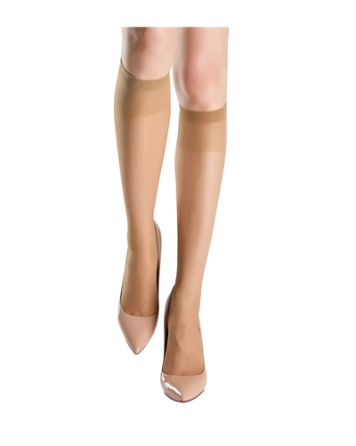 leg elegant чулки прозрачные (6 пар) — бежевый