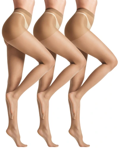 leg elegant колготки женские 20D ультишир — бежевый