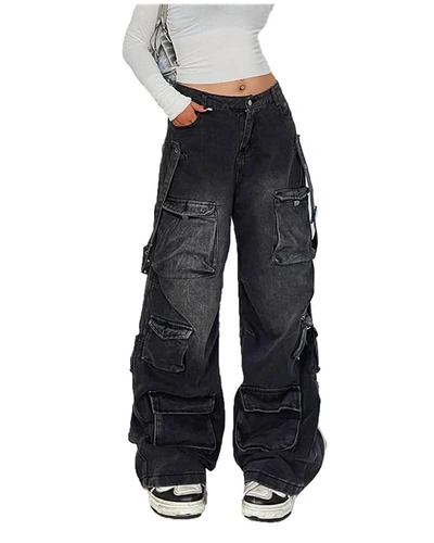 Women's Cargo Pants Low Waist
