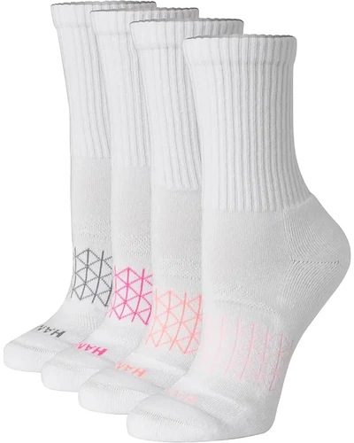 Hanes женские спортивные носки 4 пары