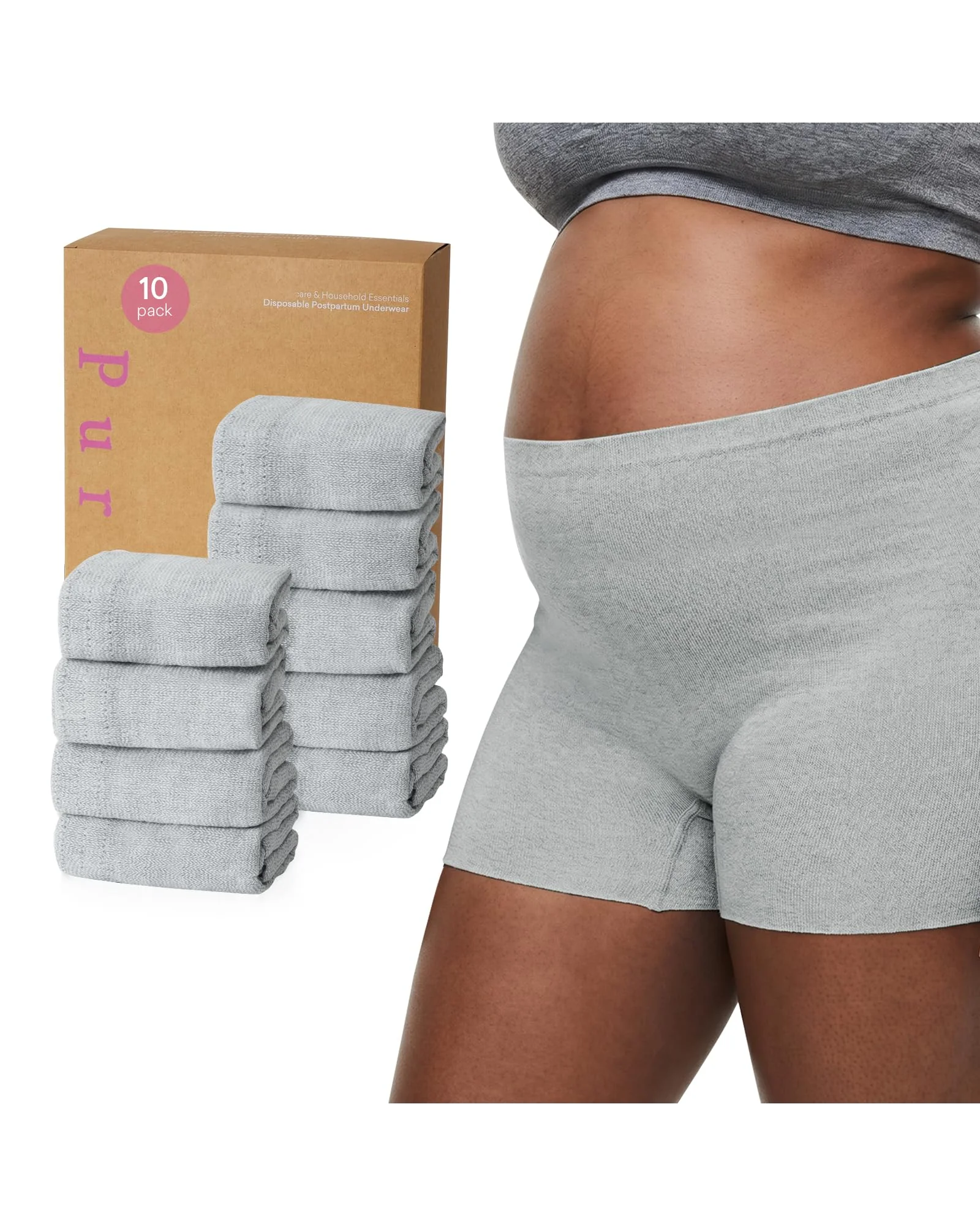 PurComfy Postpartum Underwear, 10 шт — 1
