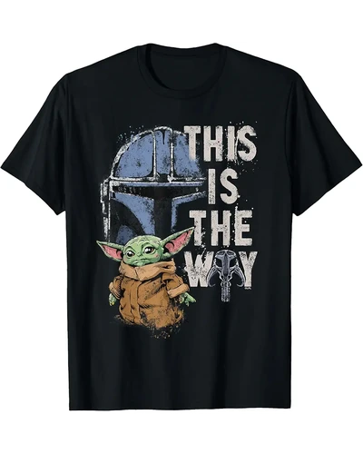 Star Wars The Mandalorian футболка графическая