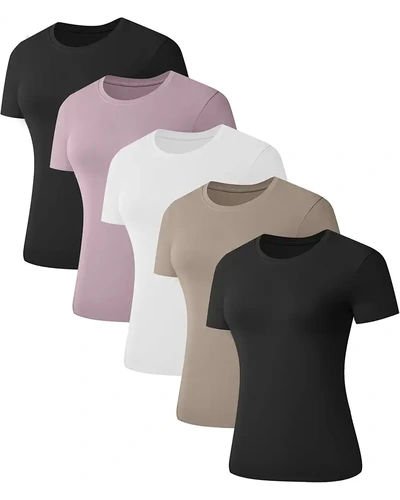 Kinglaman Базовые Футболки с Коротким Рукавом 5 Штук