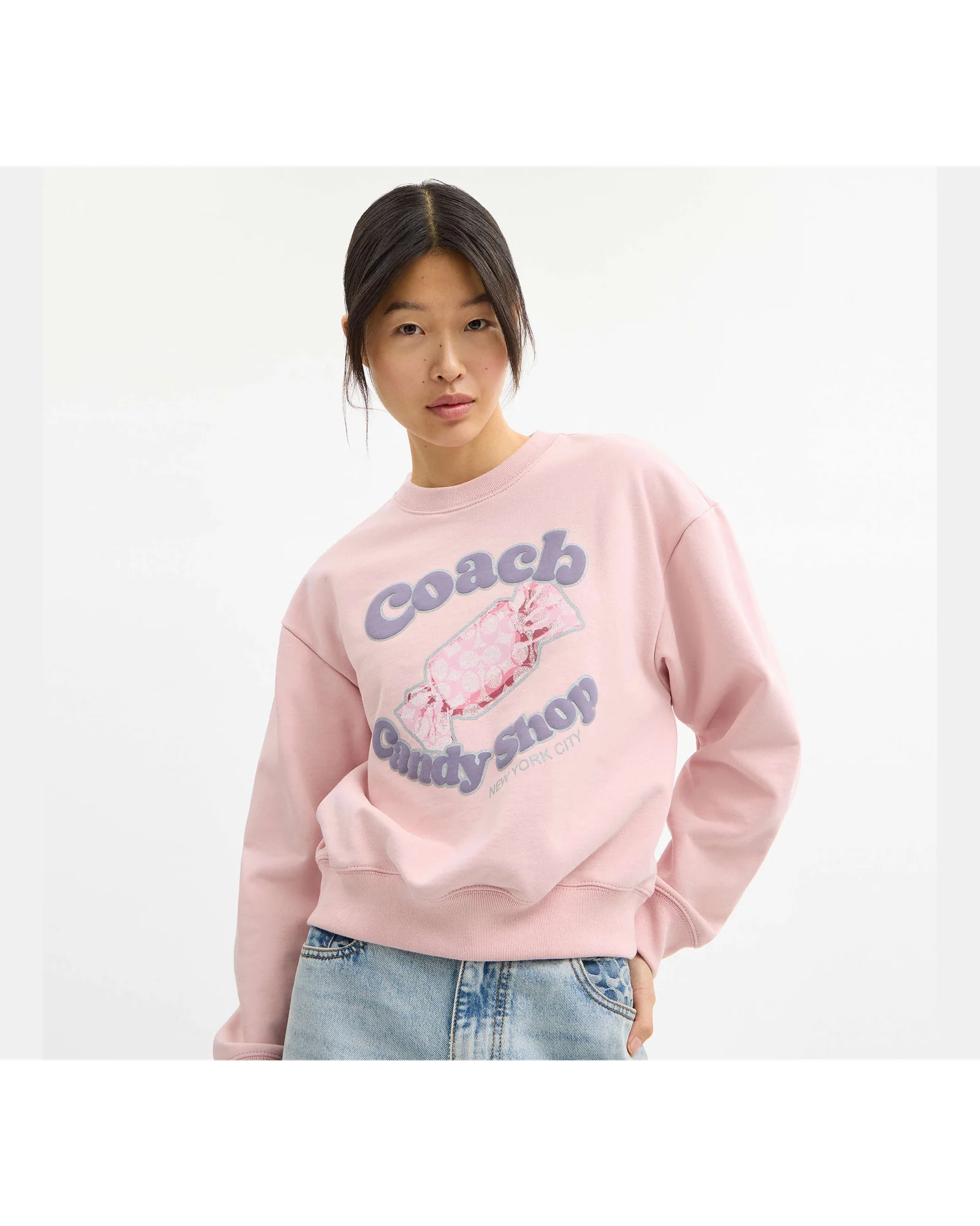 Свитшот Coach Candy Shop с круглым вырезом — 2