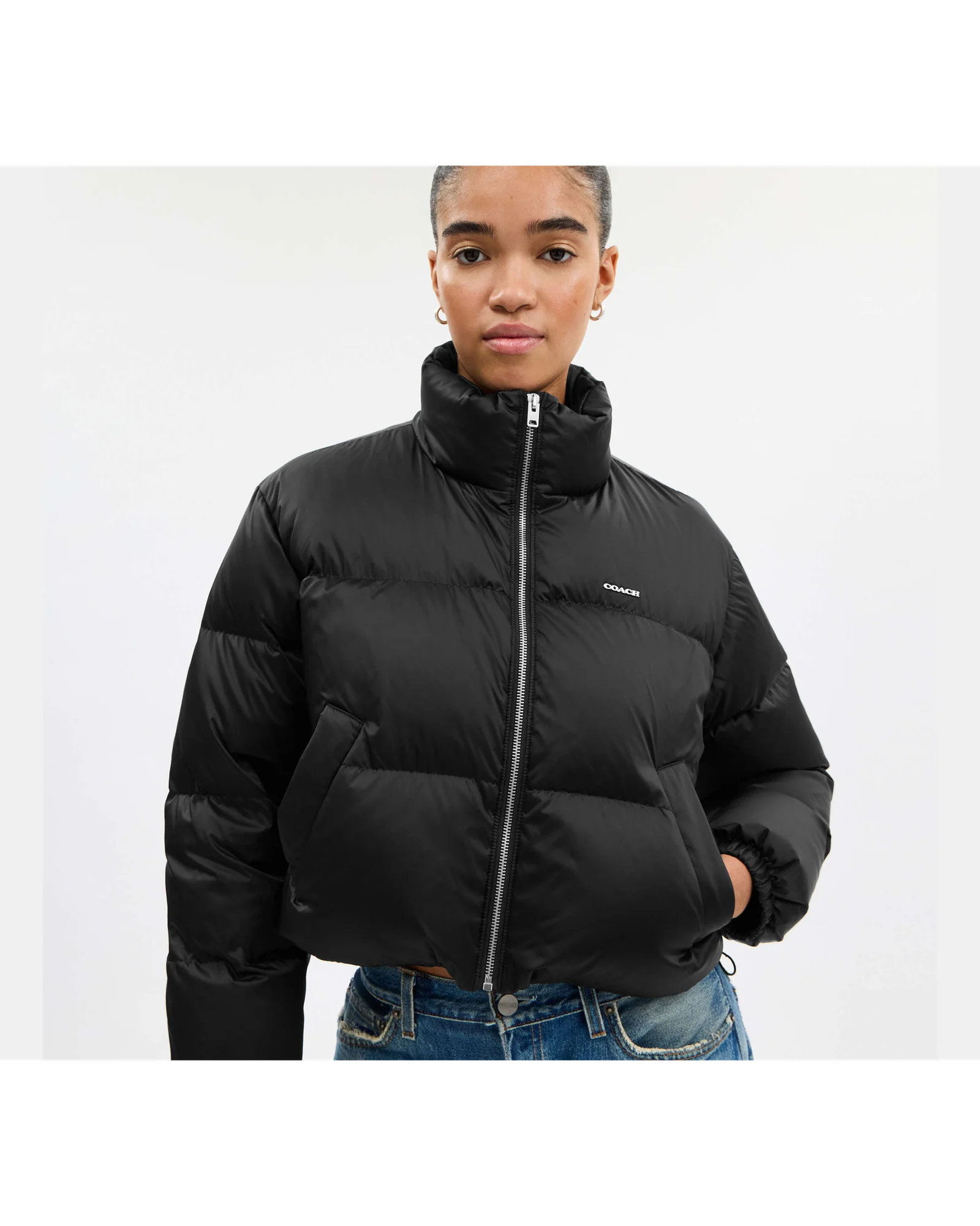 Укороченный пуховик Coach — 10