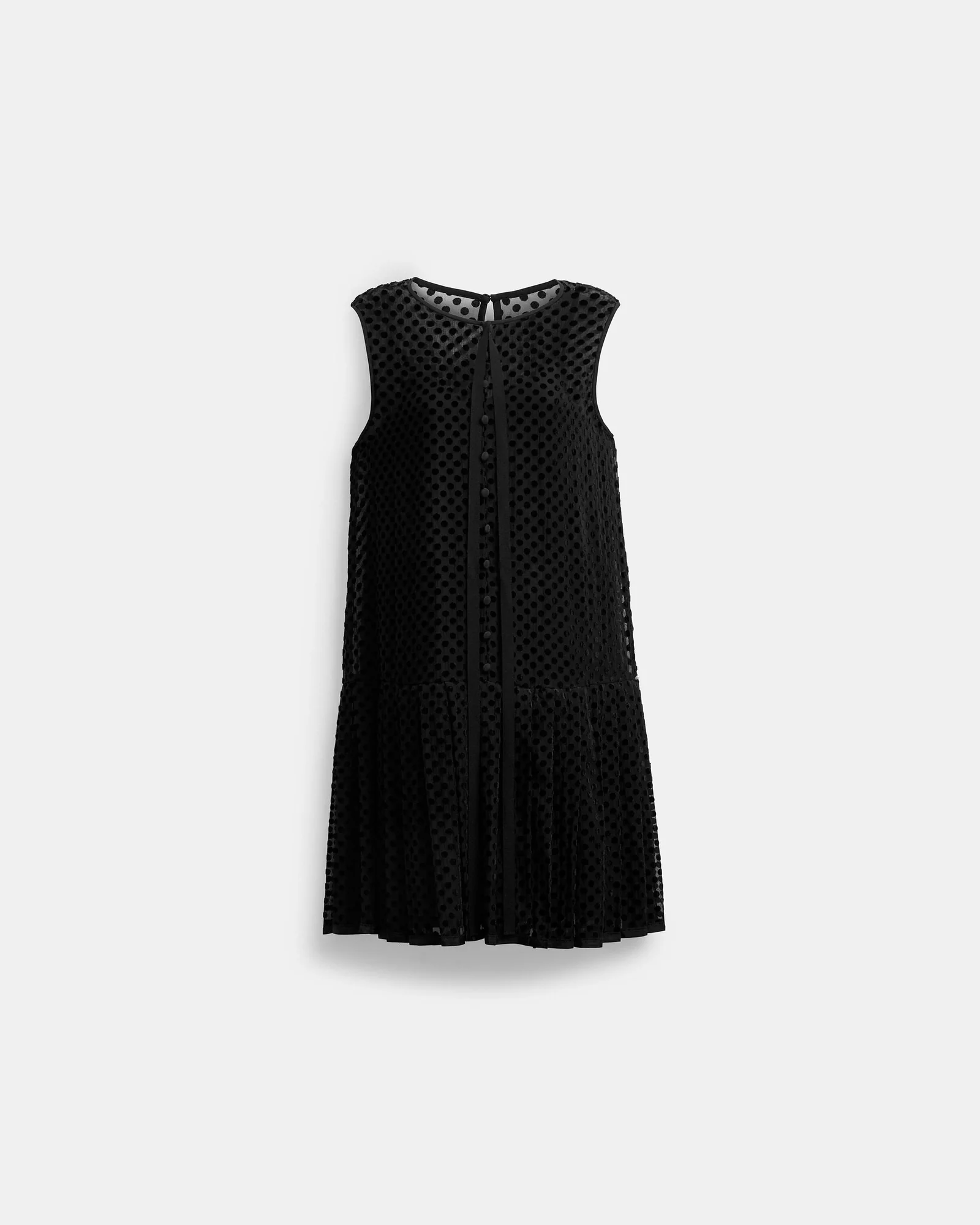 Бархатное платье Coach с выжженным узором — 11