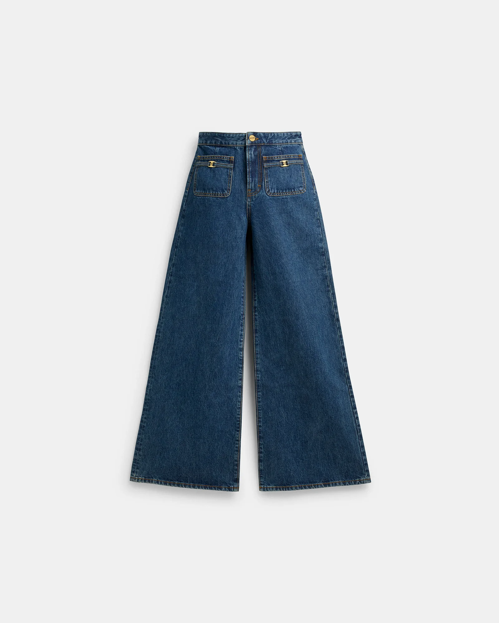 Джинсовые брюки Coach Heritage C из органического хлопка — 7