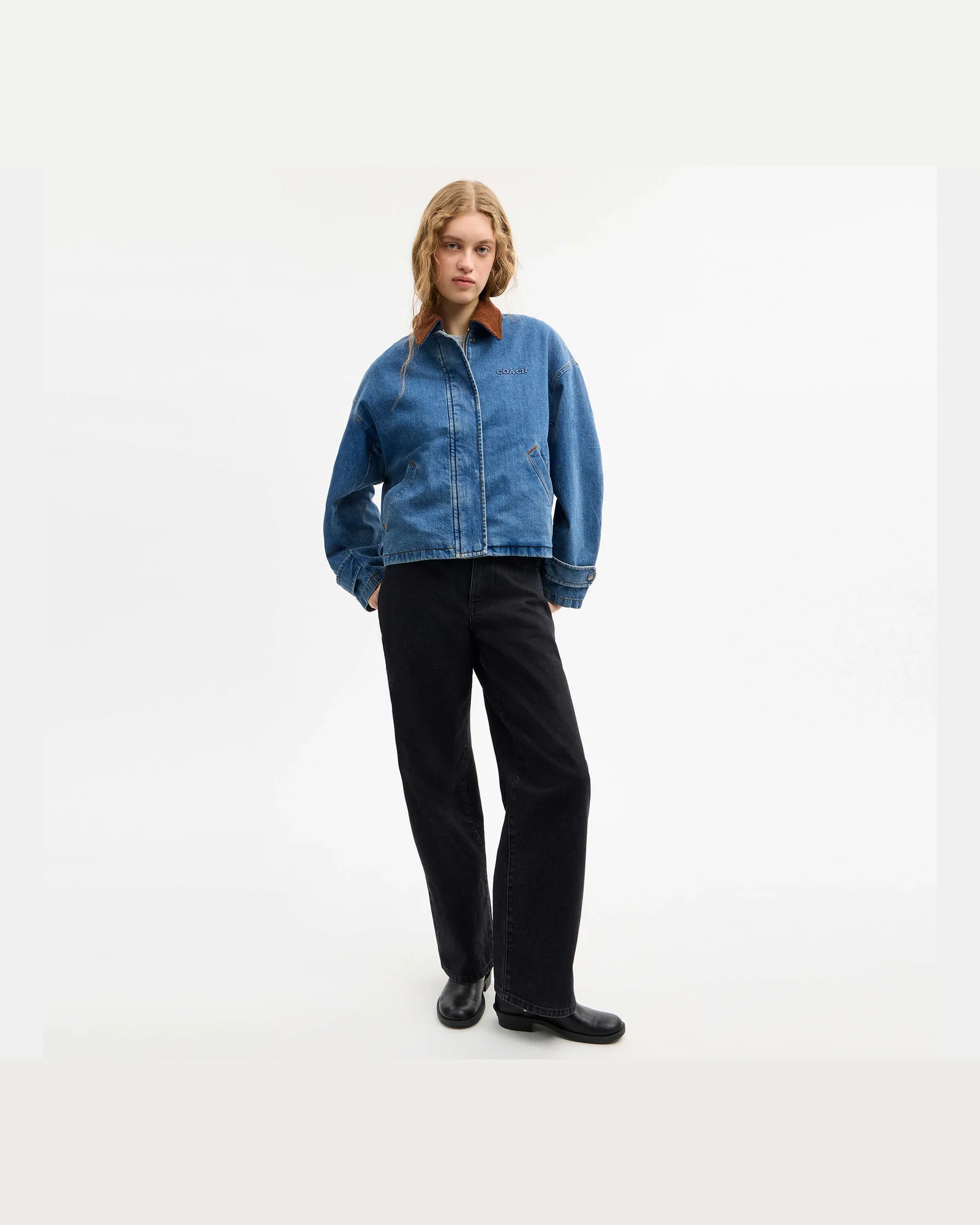 Джинсовая куртка-барн Coach — 12
